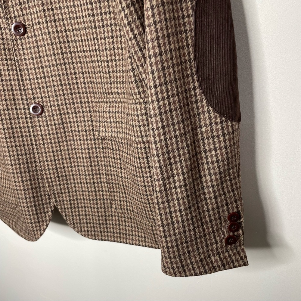 Tommy Hilfiger Wool Blend Tweed Houndstooth Blazer Sport Coat Men’s L - Picture 15 of 15